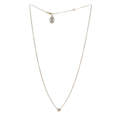 Cartier 18K Yellow Gold Diamond SM D'Amour Pendant Necklace 3 of 5