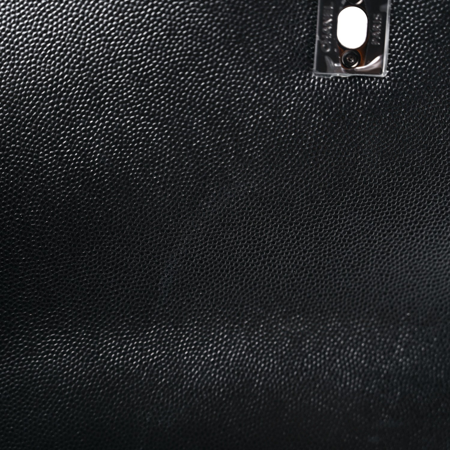 Chanel Caviar Chevron Quilted Small Coco Handle Flap So Black 11 of 12