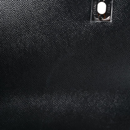 Chanel Caviar Chevron Quilted Small Coco Handle Flap So Black 11 of 12