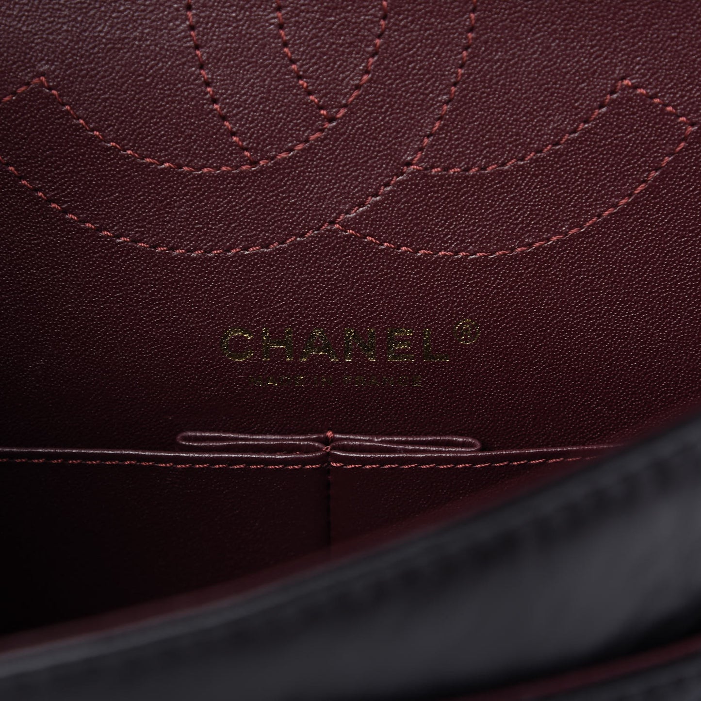 Aged Calfskin Quilted 2.55 Reissue 225 Flap Black