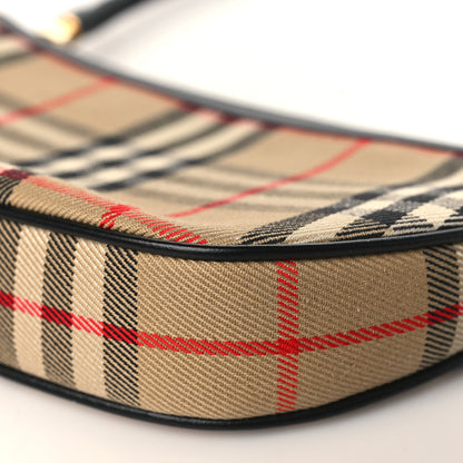 Burberry Vintage Check Calfskin Olympia Pouch Archive Beige 8 of 8