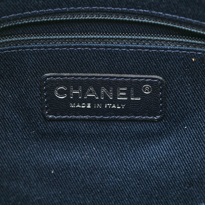 Chanel Denim Large Shopping Tote Blue 7 of 11