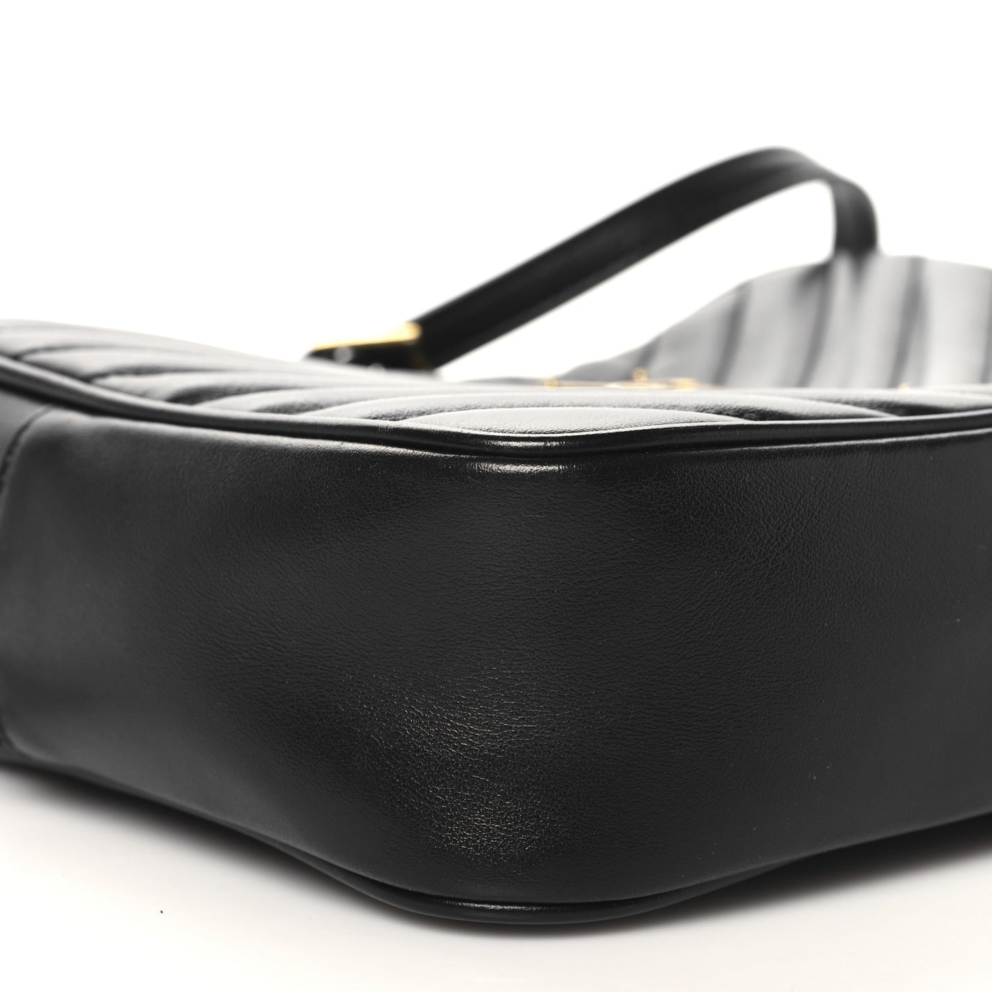 Calfskin Matelasse Monogram Lou Camera Bag Black