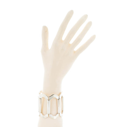 Hermes Sterling Silver Wide Cuff M 2 of 6
