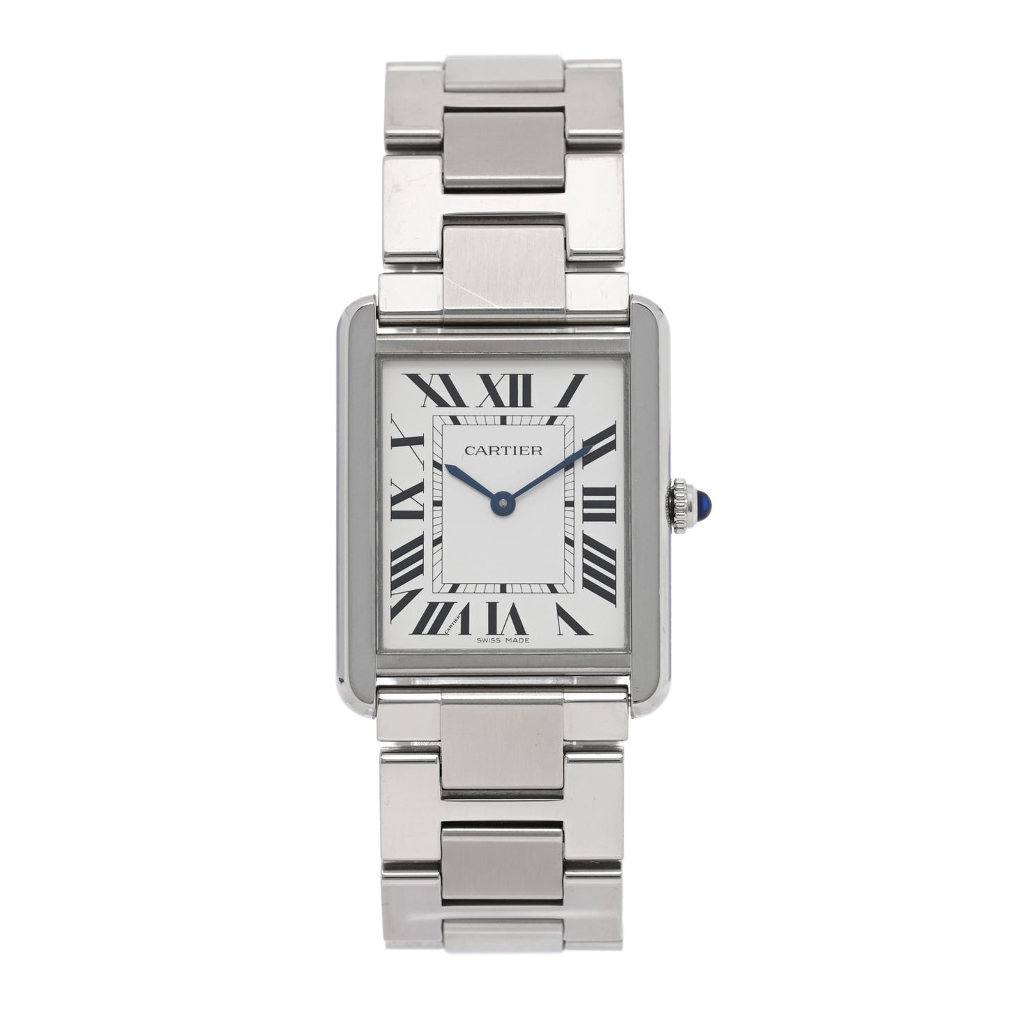 Stainless Steel 27mm Tank Solo Quartz Watch