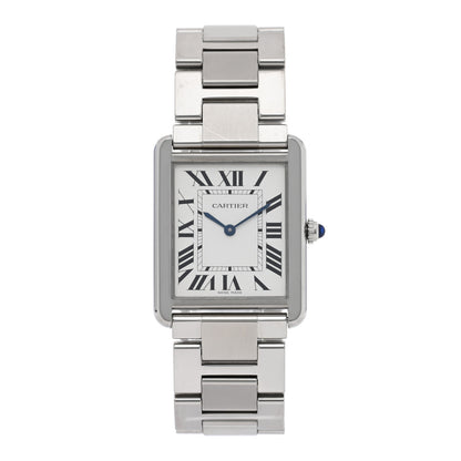 Cartier Stainless Steel 27mm Tank Solo Quartz Watch 1 of 5