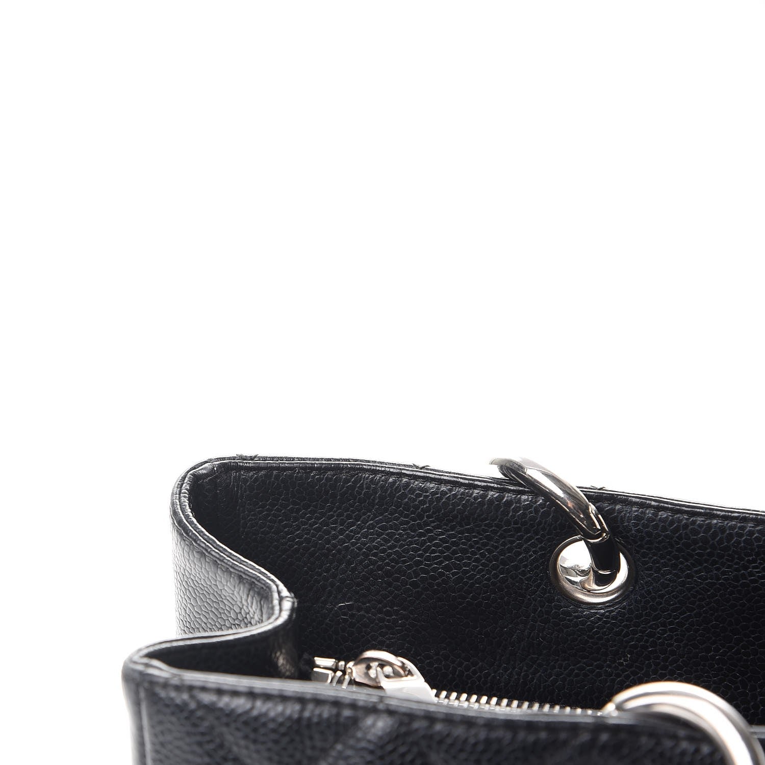 Chanel Caviar Quilted Grand Shopping Tote GST Black 15 of 20