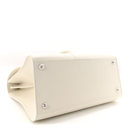 Delvaux Box Calfskin MM Brillant Satchel Ivory 4 of 10