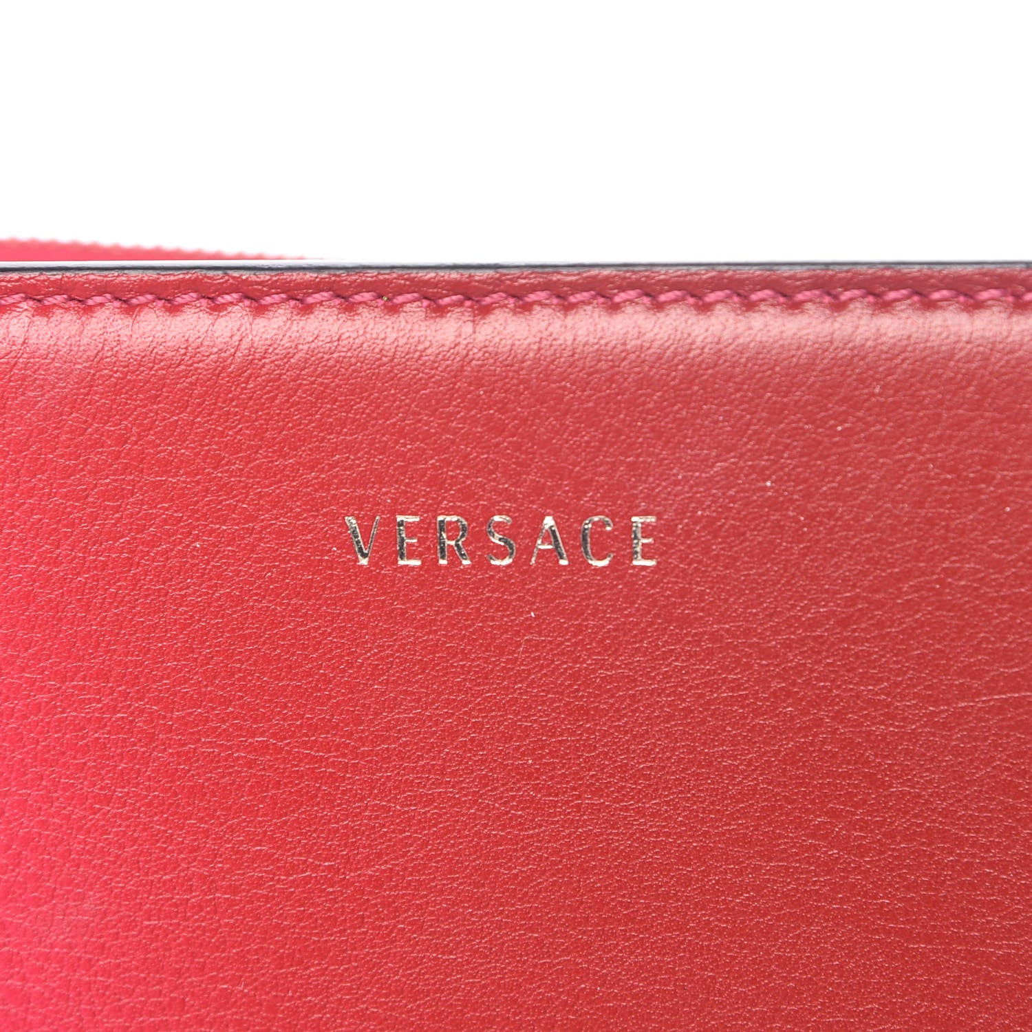 Versace Calfskin Medium DV One Satchel Pink Red 9 of 17