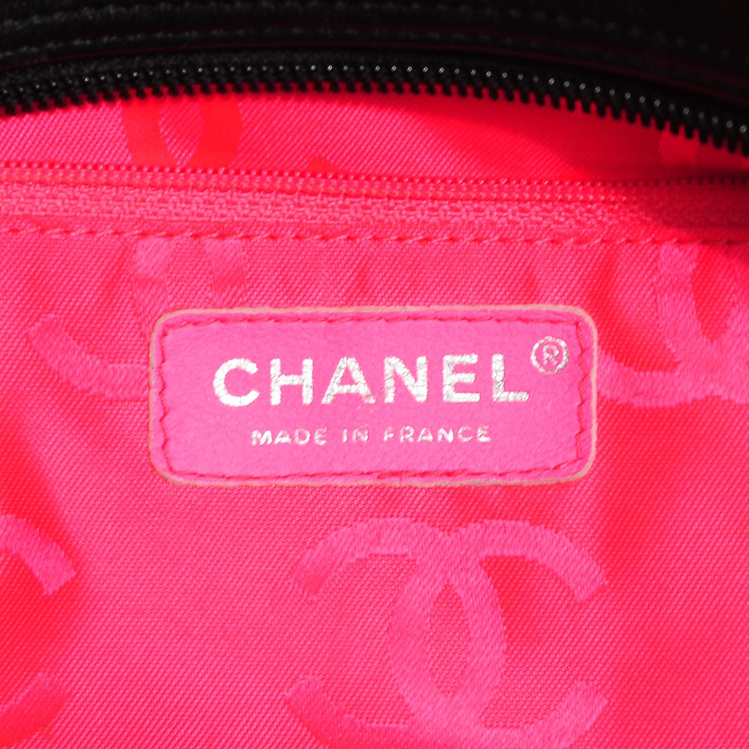 Chanel Calfskin Quilted Large Cambon Bowler Black White 6 of 7