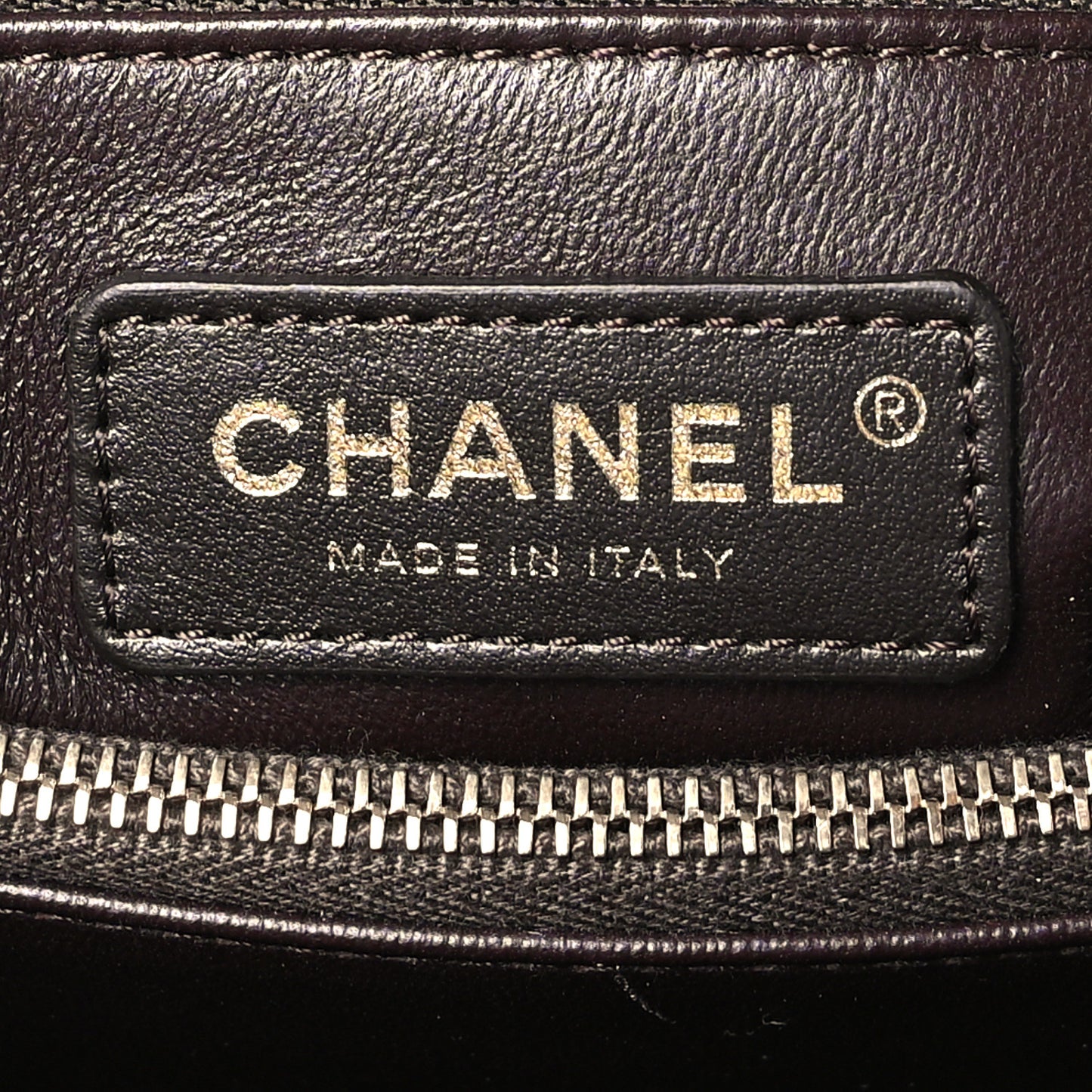 Caviar Quilted Small Coco Handle Flap Dark Brown
