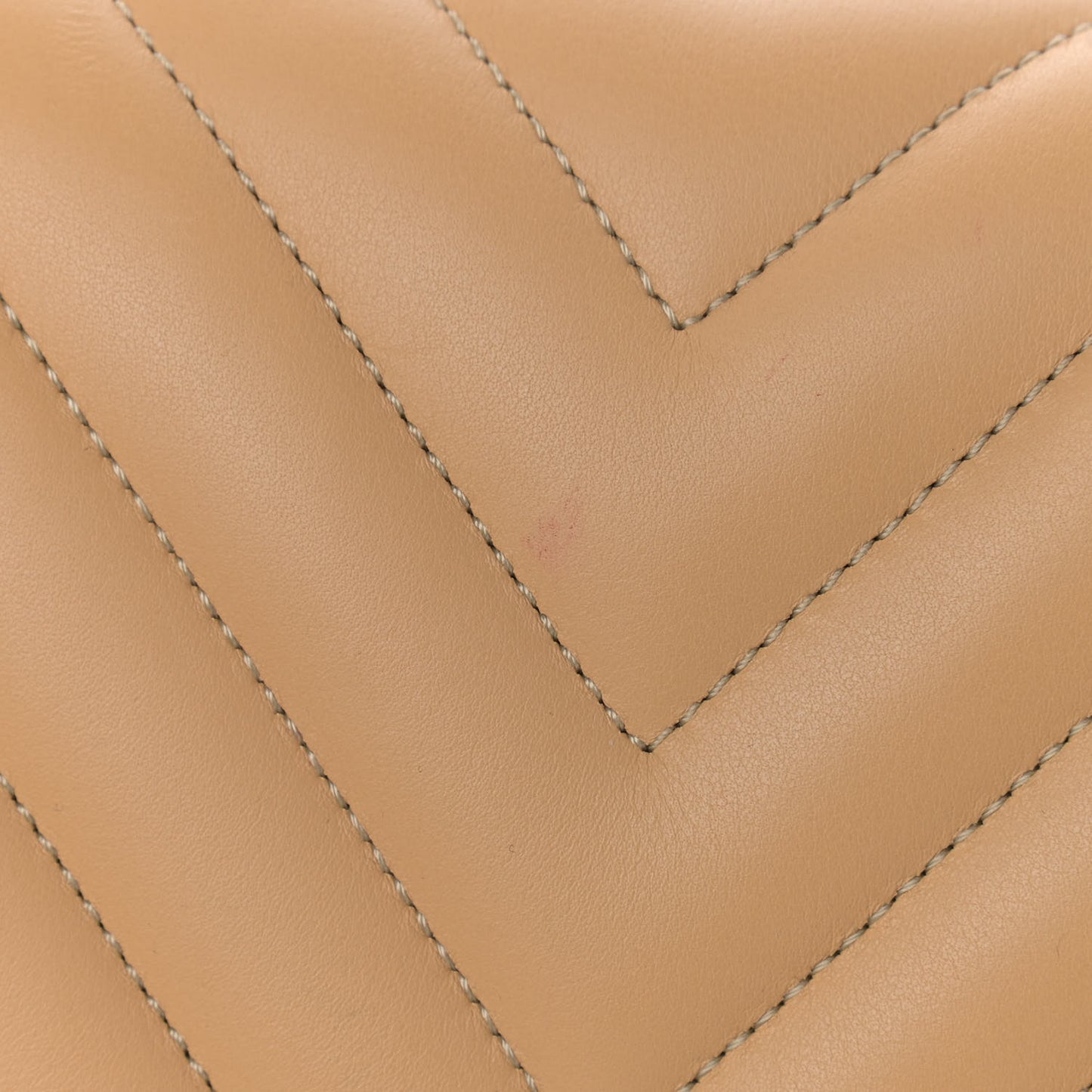 Calfskin Chevron Quilted Medium Boy Flap Beige