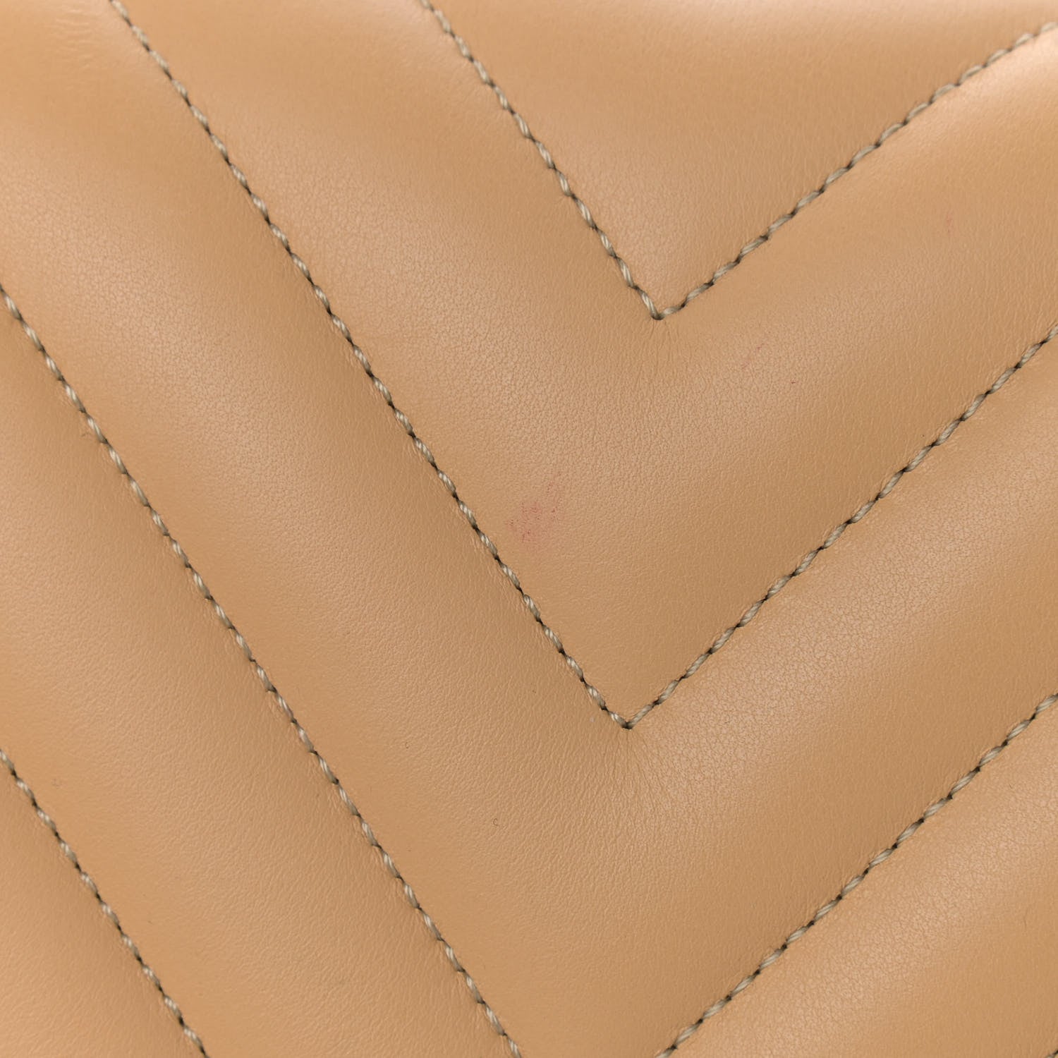 Chanel Calfskin Chevron Quilted Medium Boy Flap Beige 11 of 11
