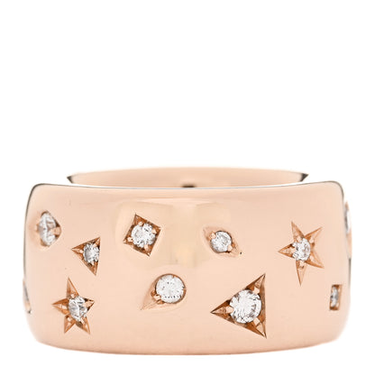 Pomellato 18K Rose Gold Diamond Maxi Iconica Band Ring 52 6 3 of 6