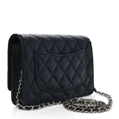 Chanel Caviar Quilted Wallet on Chain WOC Black 3 of 10