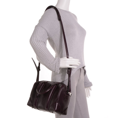 Givenchy Glazed Pebbled Calfskin Mini Lucrezia Aubergine 2 of 10