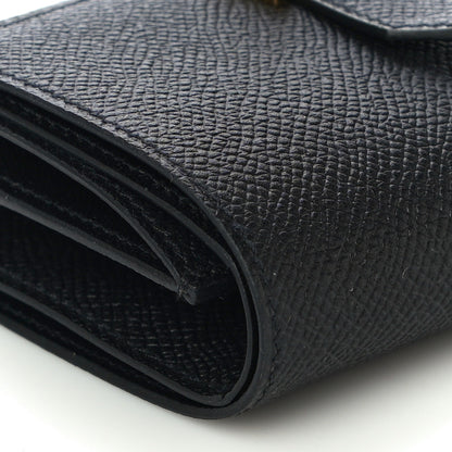 Hermes Epsom Tri-Fold Compact Bearn Wallet Black 8 of 9