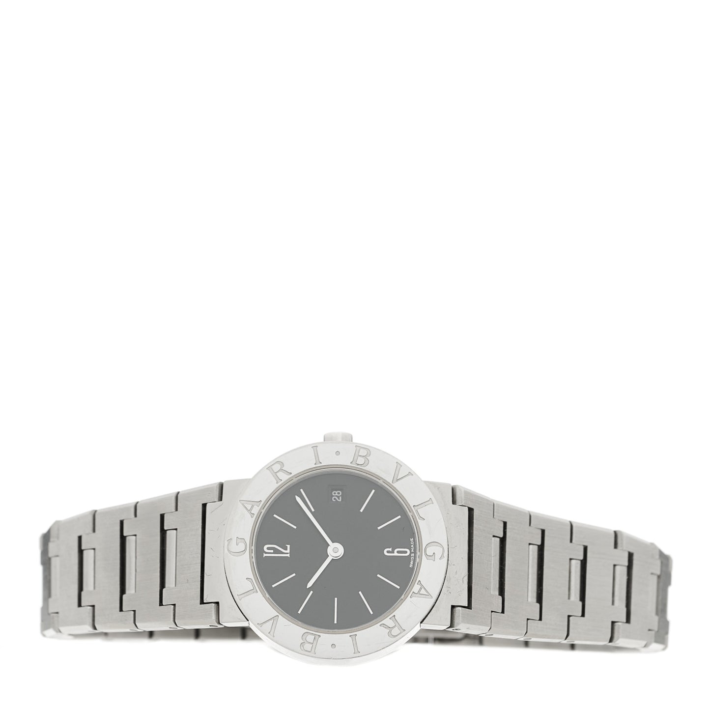 Stainless Steel 26mm Quartz Watch Black