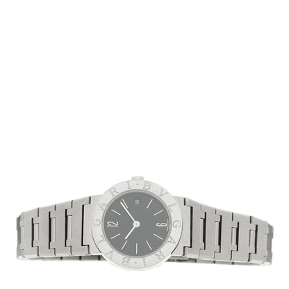Bulgari Stainless Steel 26mm Quartz Watch Black 2 of 4