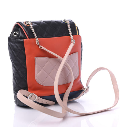 Chanel Lambskin Quilted Small Cuba Urban Spirit Backpack Black 2 of 11
