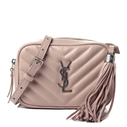 Saint Laurent Calfskin Matelasse Monogram Lou Belt Bag Rose Poudre 1 of 4