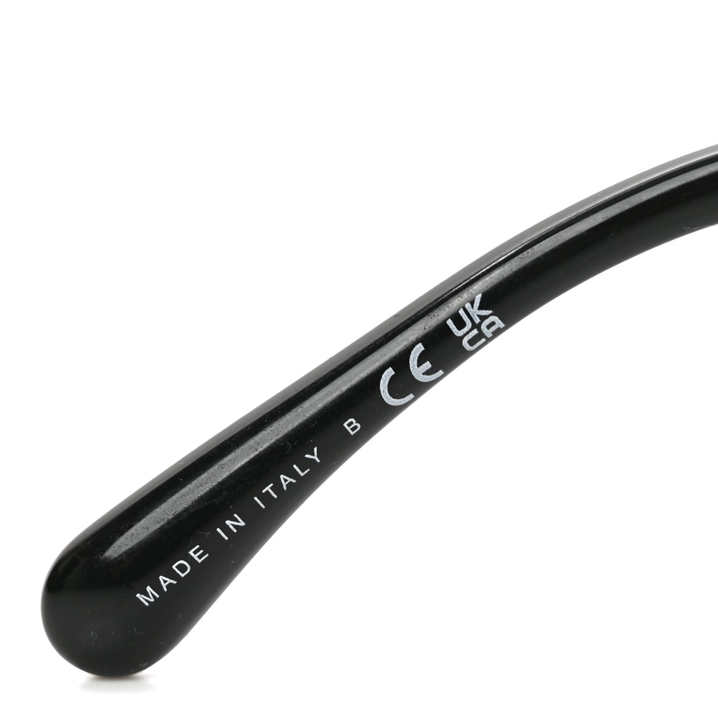 Acetate Strass Square Sunglasses 5422-B-A Black White