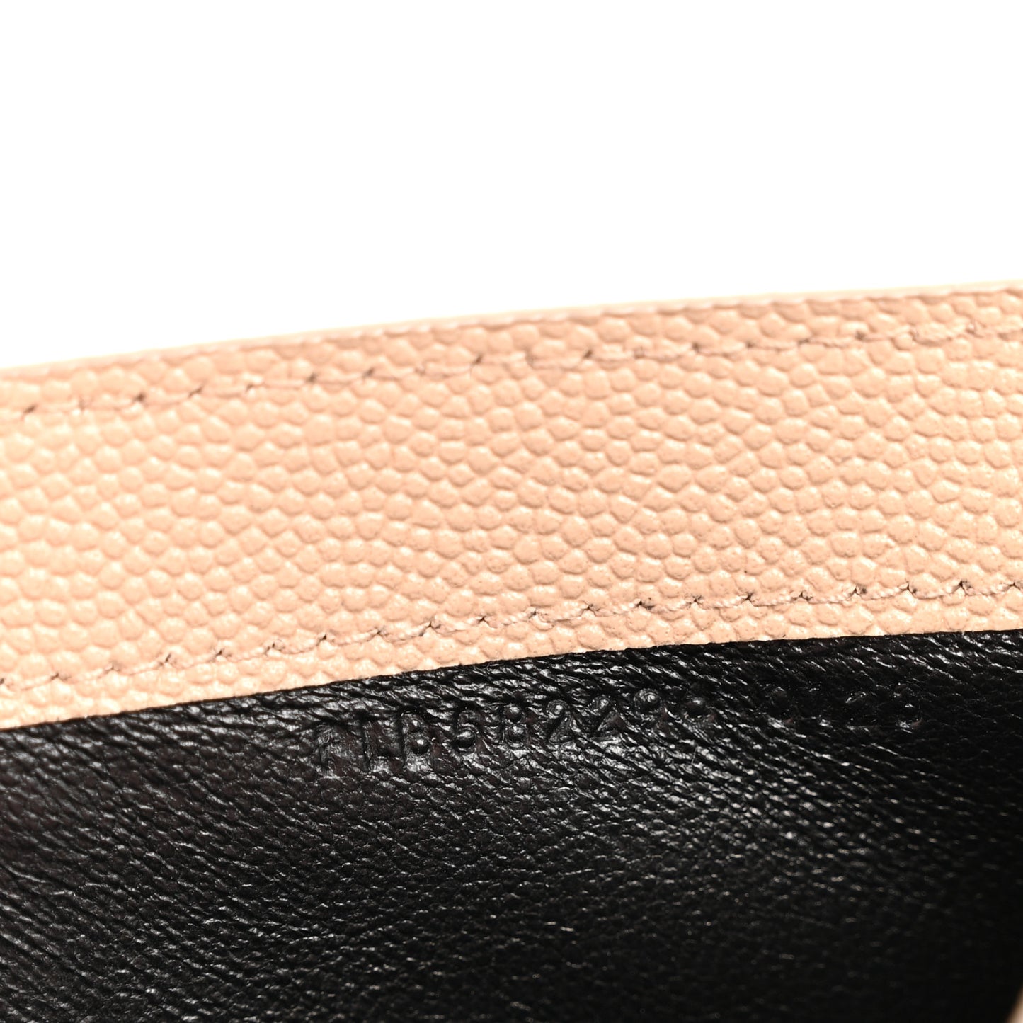 Grain De Poudre Monogram Uptown Compact Wallet Dark Beige