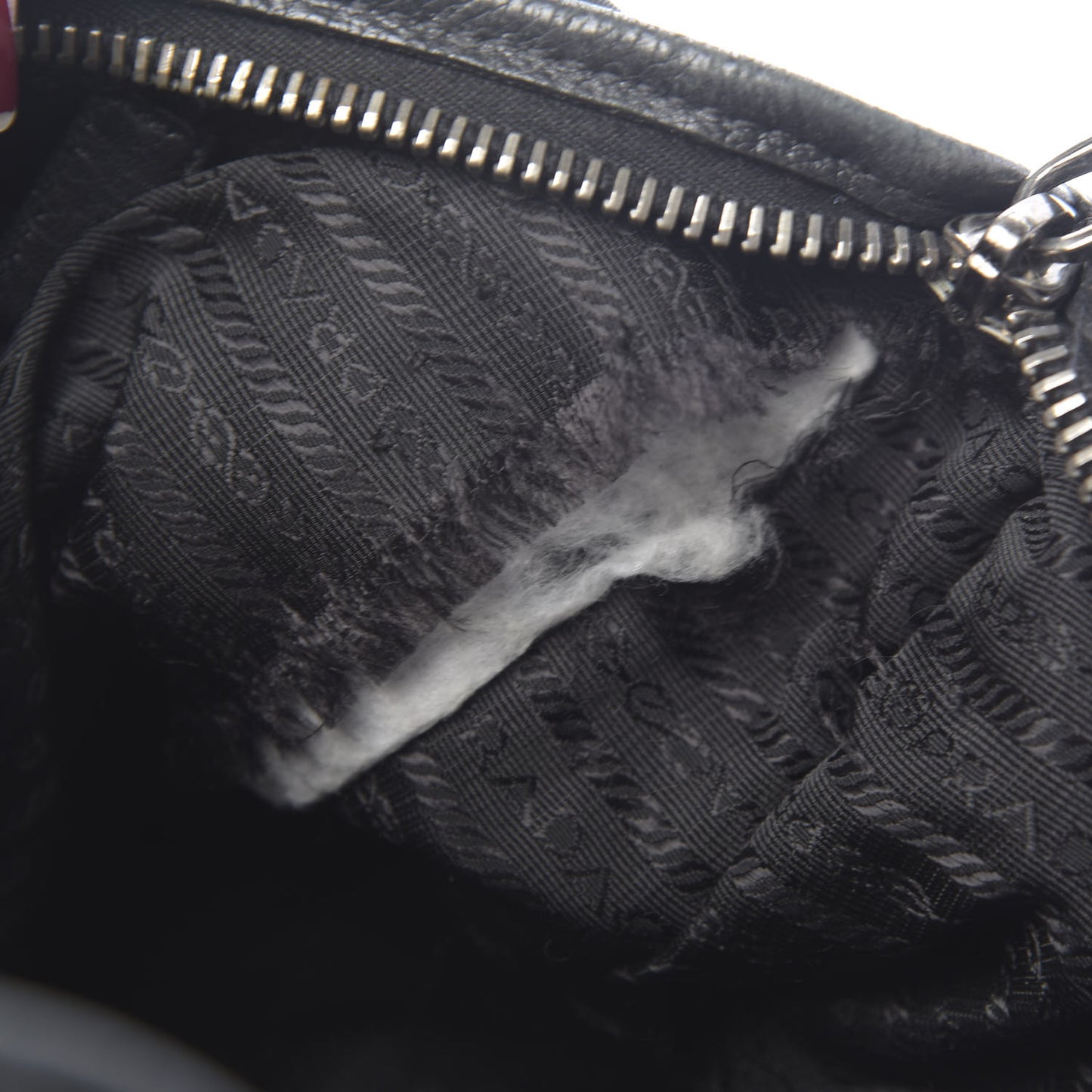 Nylon Flat Messenger Bag Black