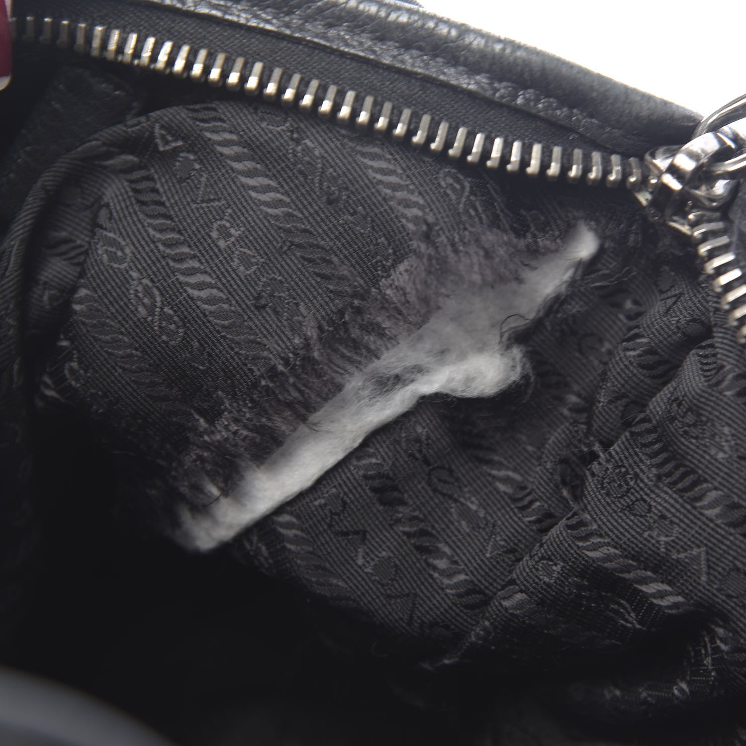 Prada Nylon Flat Messenger Bag Black 10 of 16