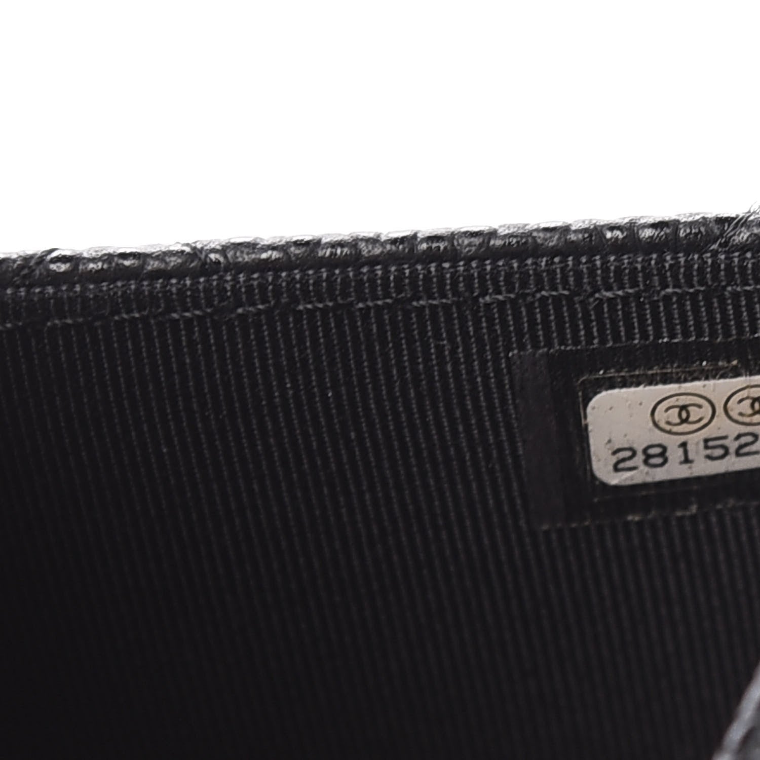 Chanel Caviar Quilted Wallet On Chain WOC Black 10 of 12