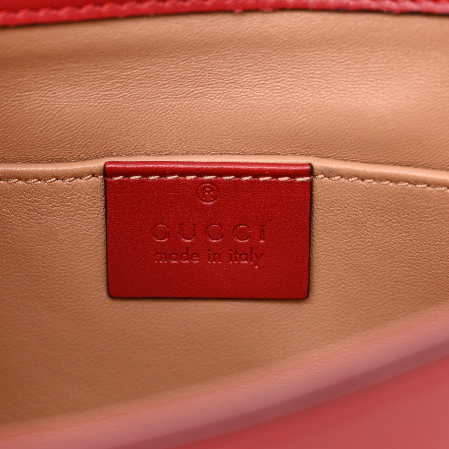 Gucci Nappa Pearl Studded Mini Queen Margaret Broadway Shoulder Bag Hibiscus Red 6 of 12