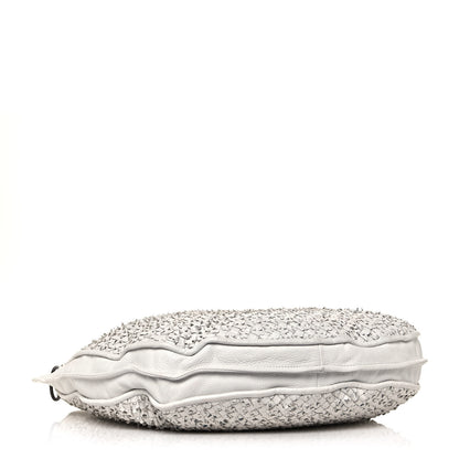 Bottega Veneta Nappa Intrecciato Large Loop Hobo White 4 of 16