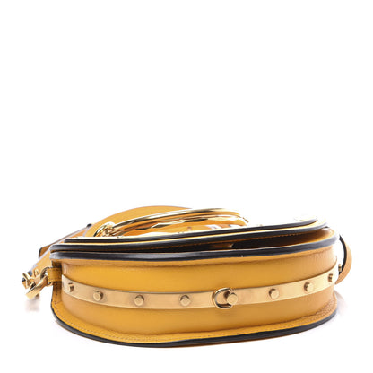 Chloe Calfskin Small Nile Bracelet Minaudiere Bag Dark Ochre 3 of 12