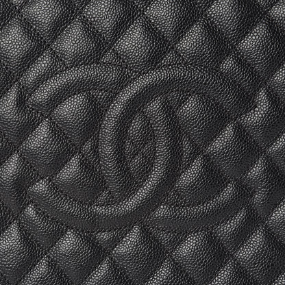 Chanel Caviar Quilted Grand Shopping Tote GST Black 10 of 10