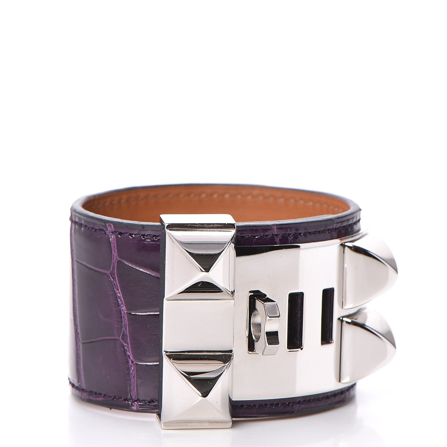 Shiny Alligator Collier De Chien CDC S Bracelet Amethyst
