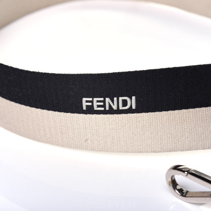 Fendi Canvas Calfskin Strap Black Beige 6 of 8