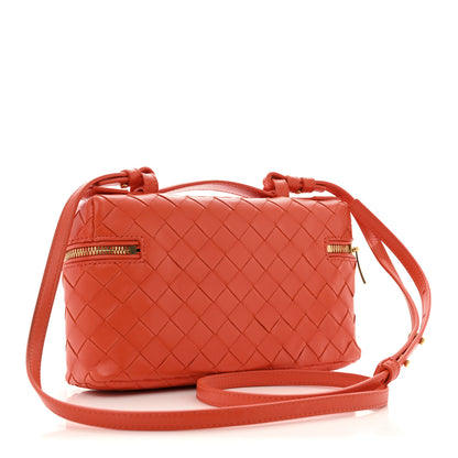 Bottega Veneta Calfskin Intrecciato Bang Bang Vanity Case Orange 3 of 12