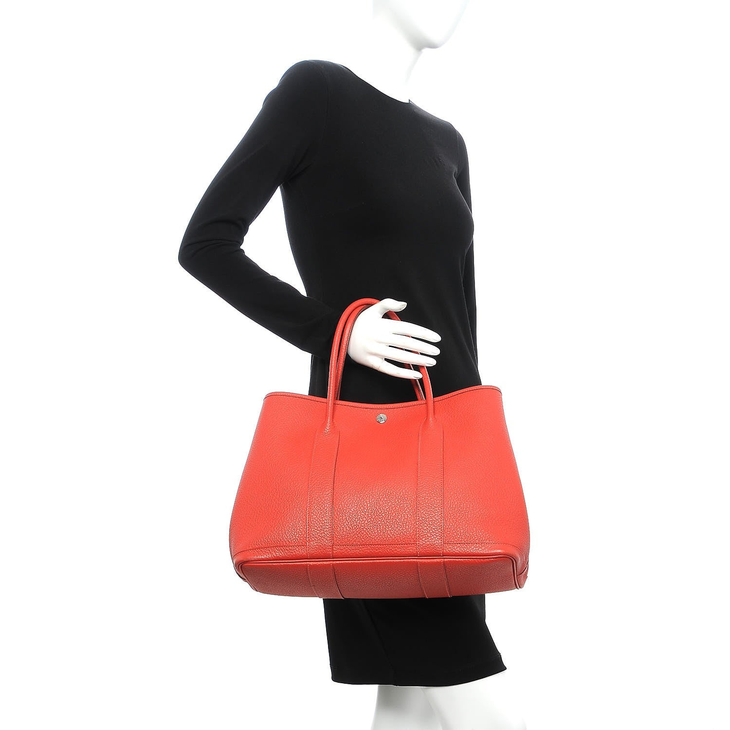 Hermes Vache Country Garden Party 36 MM Rouge Duchesse 2 of 12
