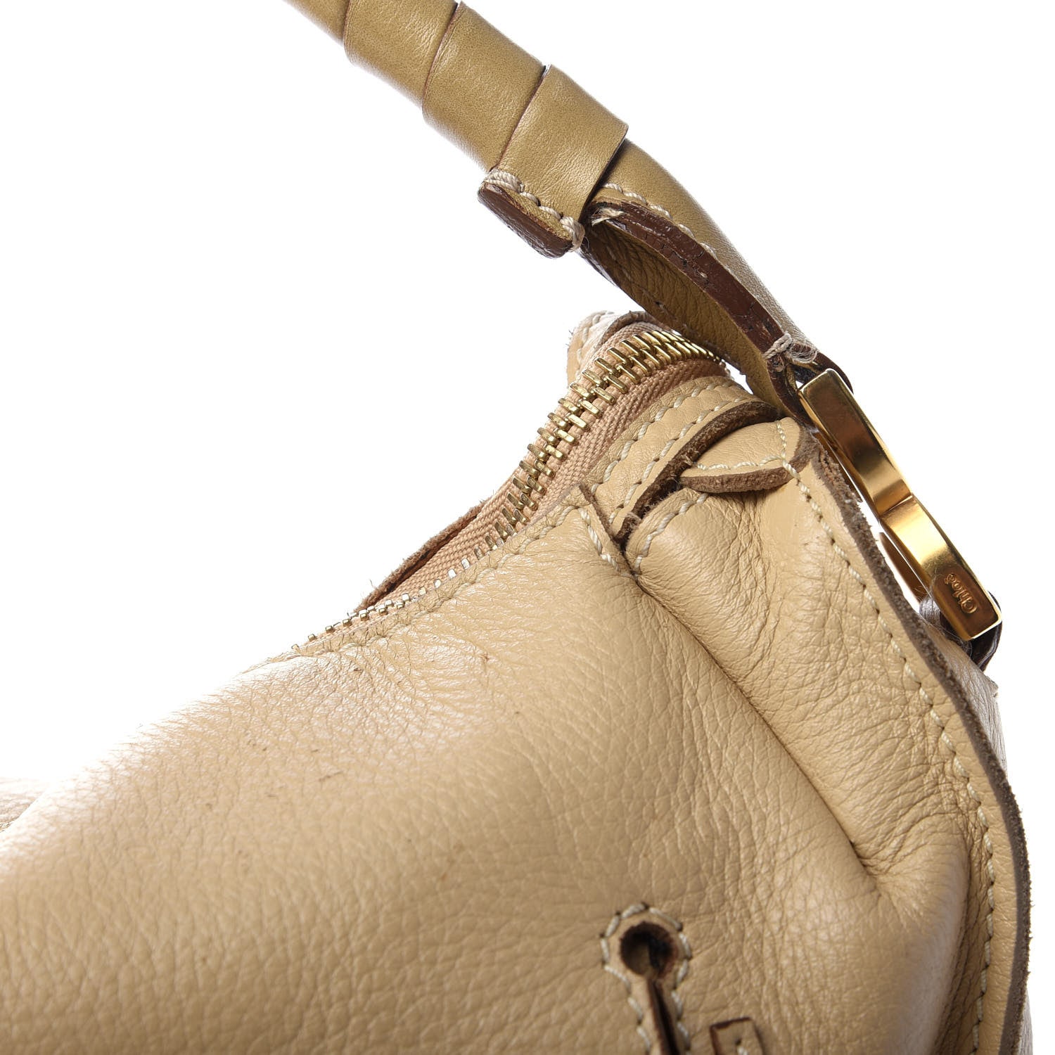 Chloe Calfskin Large Marcie Hobo Beige 12 of 17
