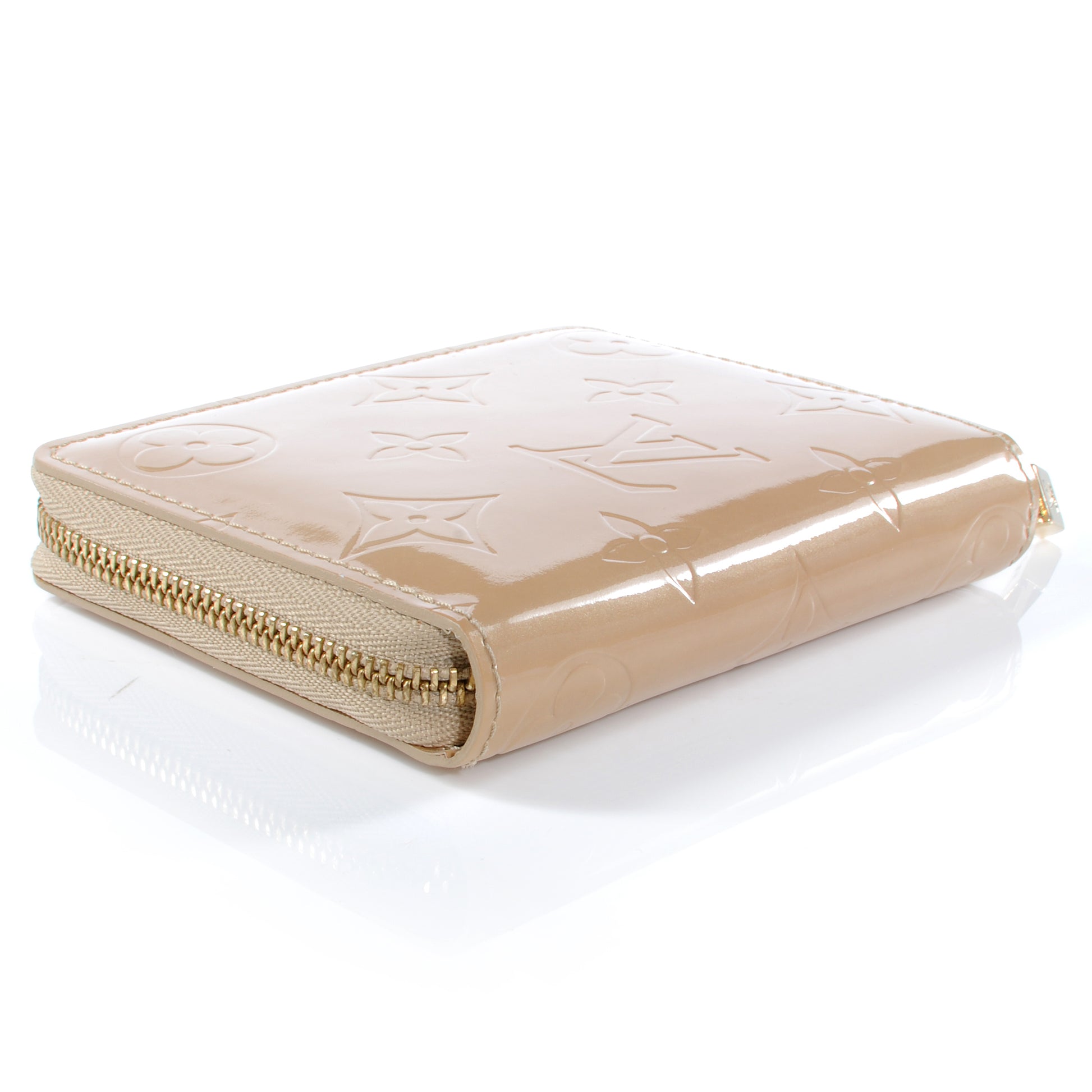 Louis Vuitton Vernis Broome Zip Wallet Beige 3 of 6