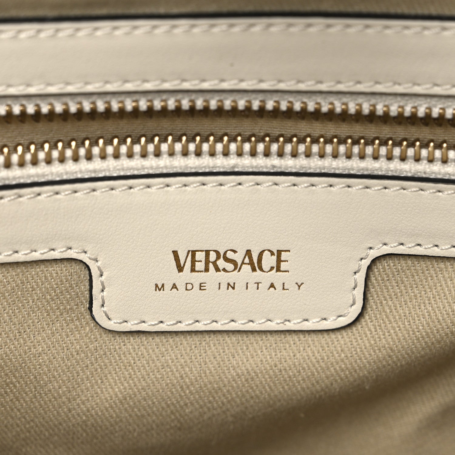 Versace Canvas Barocco Sea Medusa Large Tote Light Blue White 6 of 9