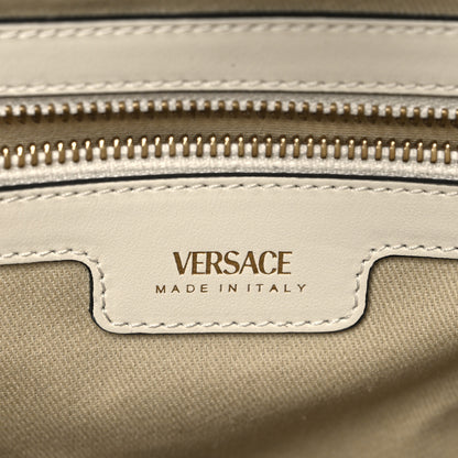 Versace Canvas Barocco Sea Medusa Large Tote Light Blue White 6 of 9