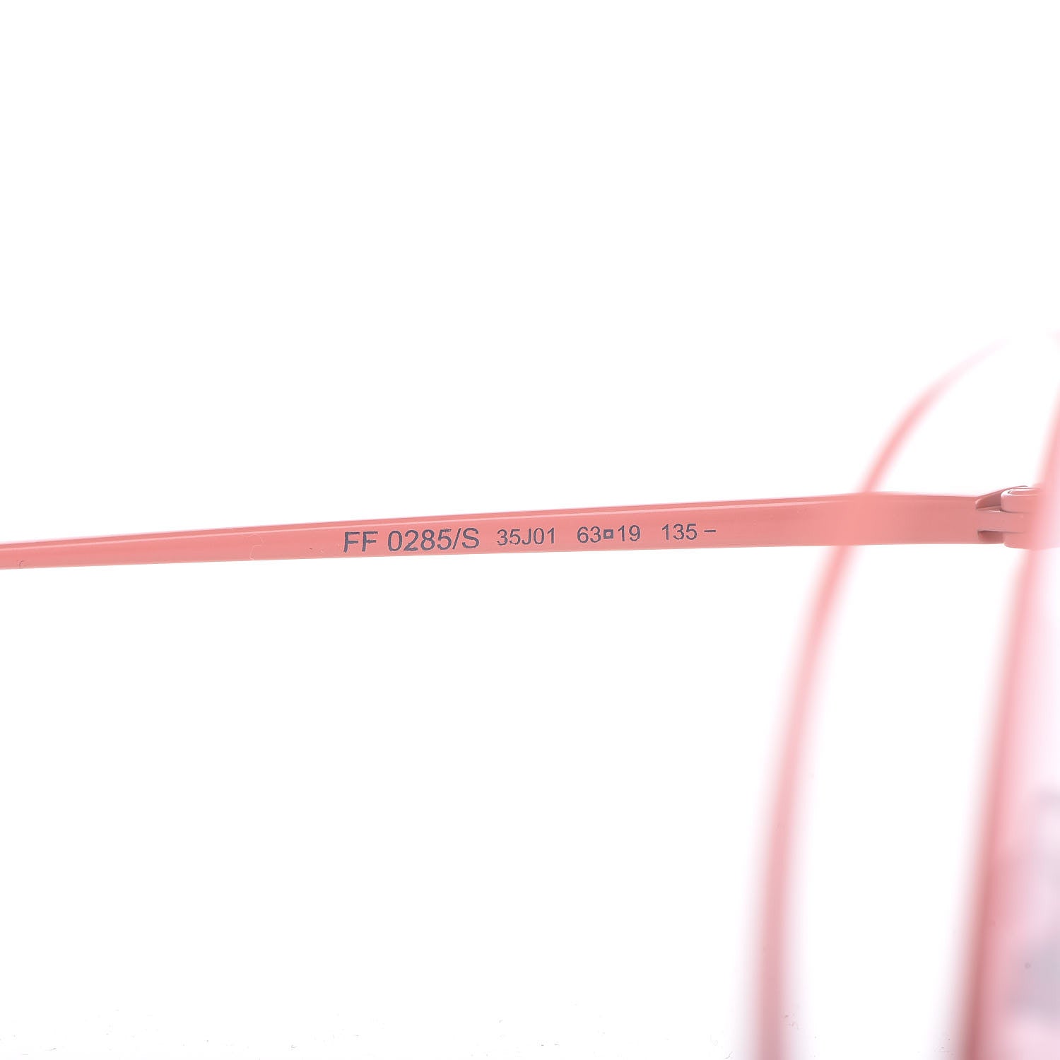 Fendi Round Frame Printed Run Away Sunglasses FF 0285/S Pink 5 of 8