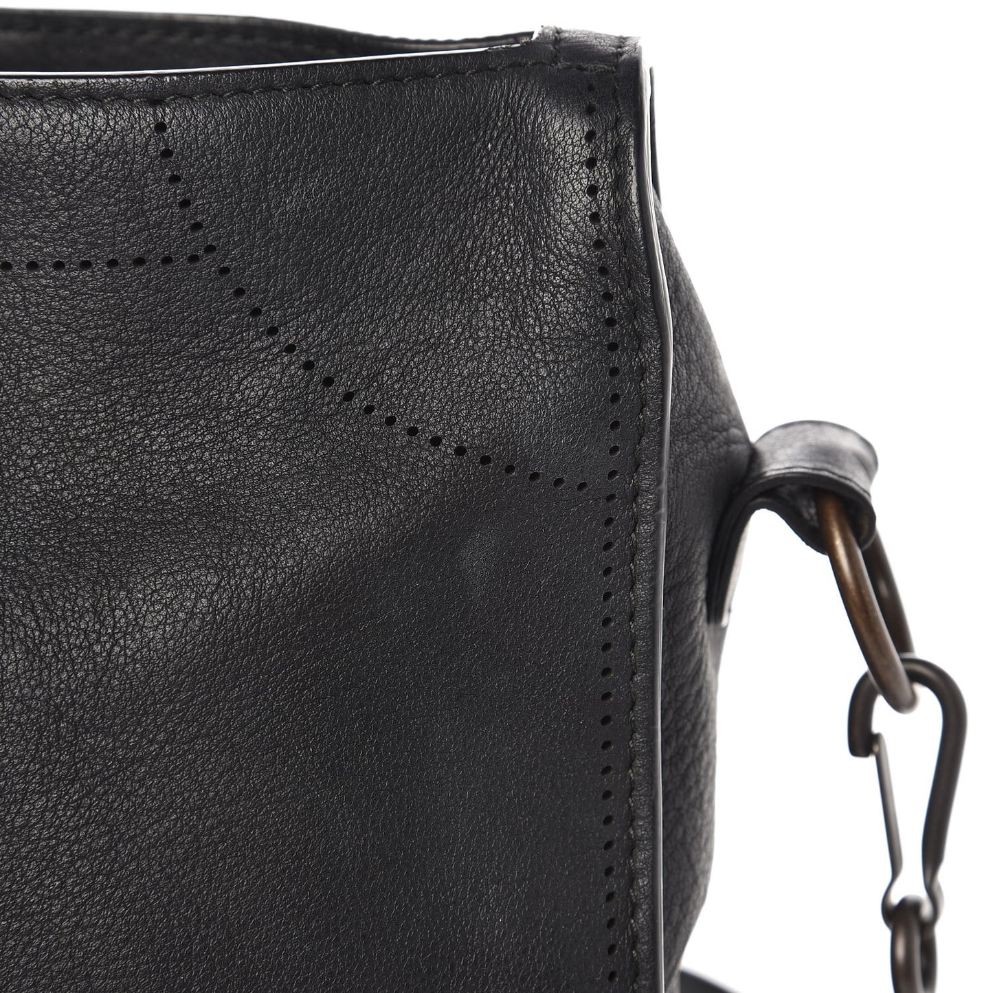 Veau Soyeux Perforated Blackout Hardware City Black