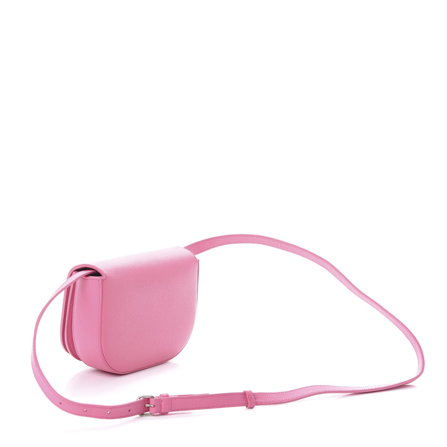 Balenciaga Signature Grained Calfskin Logo Print Ville Day Bag XS Rose Bubblegum Black 3 of 8