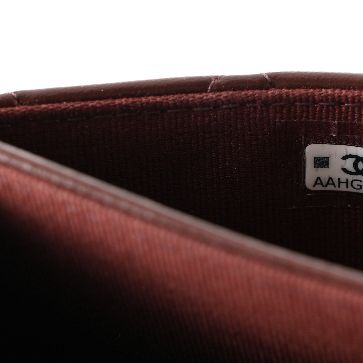 Chanel Lambskin Quilted Flap Card Holder Wallet Dark Brown 8 of 9