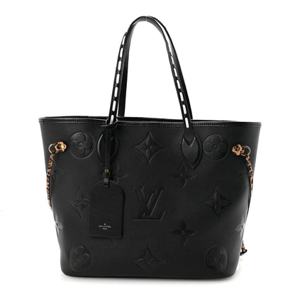 Louis Vuitton Empreinte Monogram Giant Wild at Heart Neverfull MM Black 1 of 10