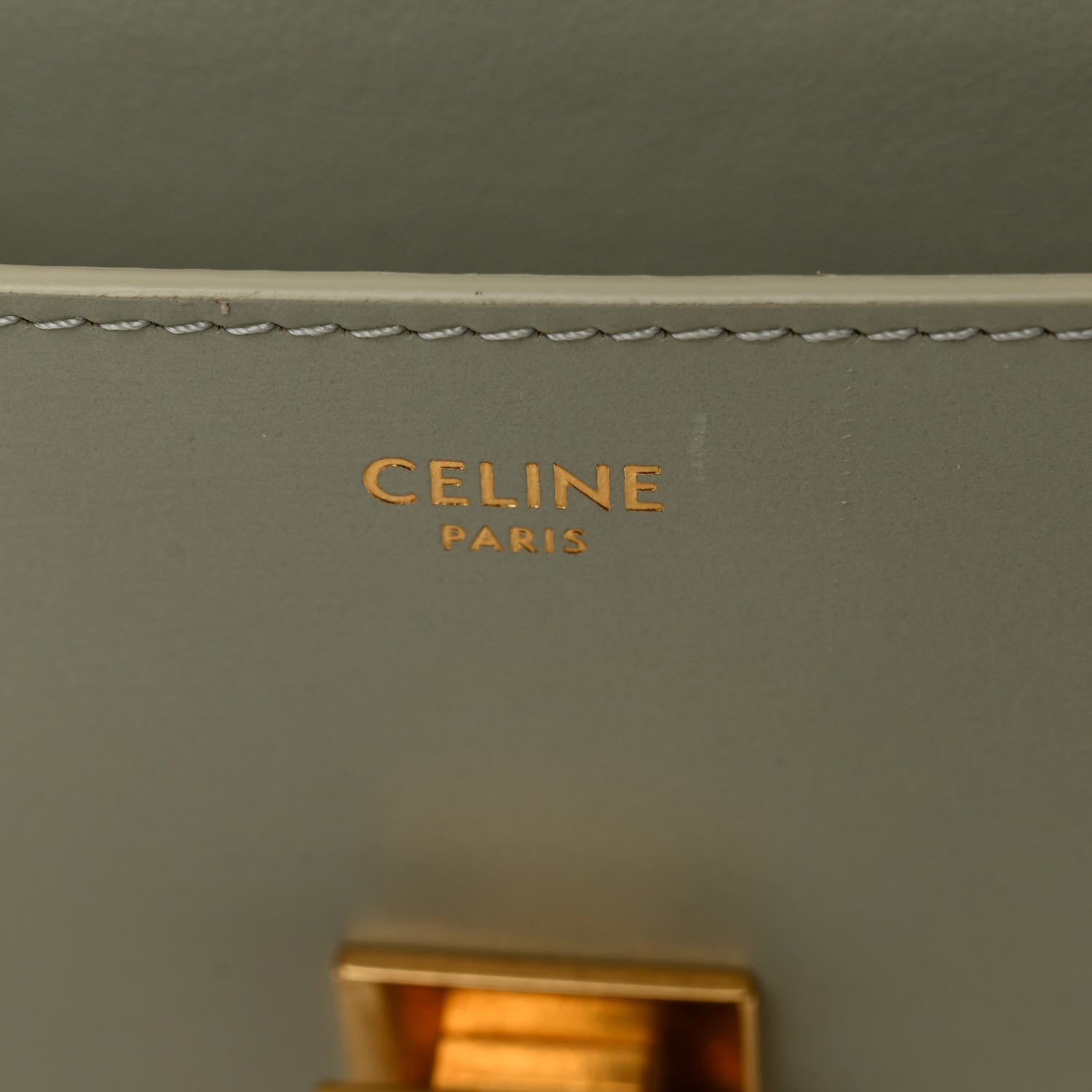 Celine Box Calfskin Teen Classic Box Flap Bag Pastel Green 6 of 13