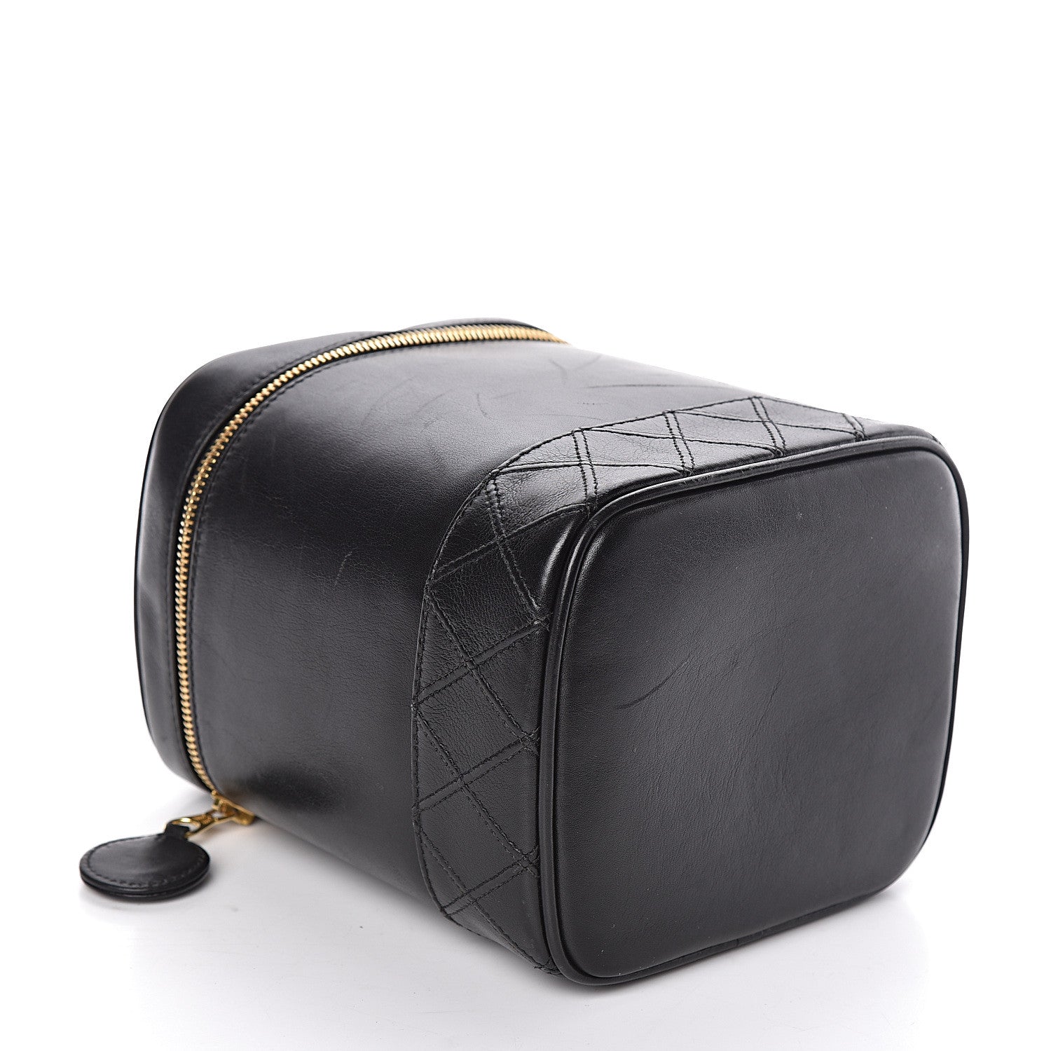Chanel Lambskin Vanity Cosmetic Case Black 4 of 16