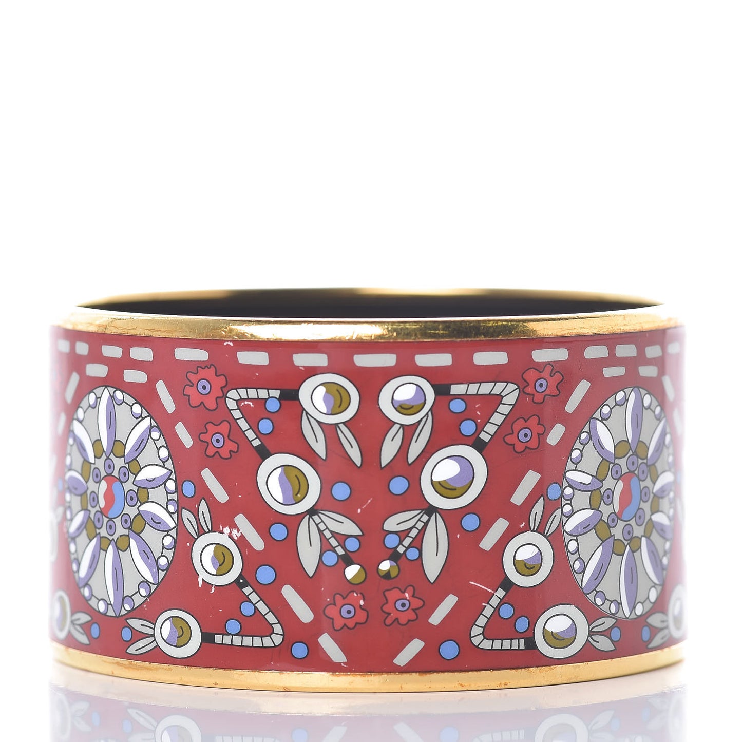 Enamel Printed Extra Wide Bracelet 62